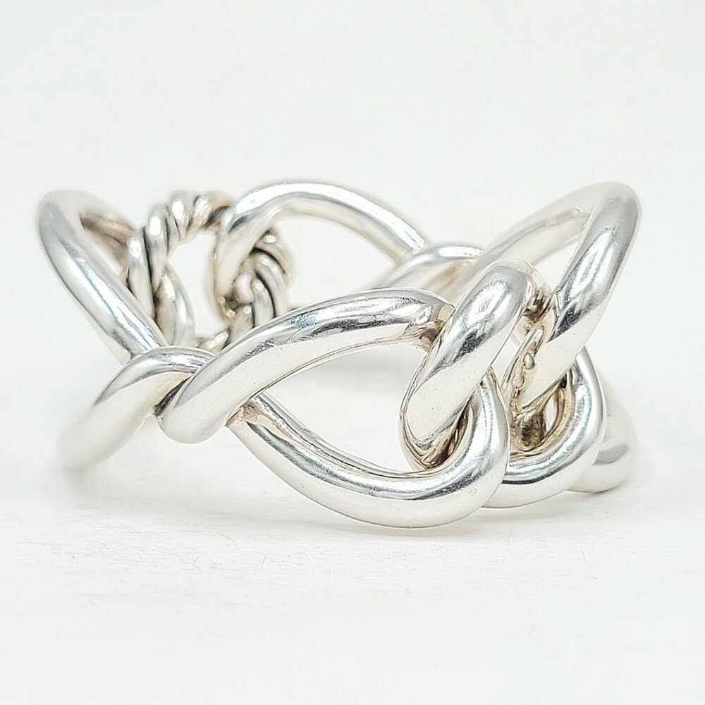 David Yurman Bold Continuance Bracelet in Sterling Silver - 33mm - RARE - Picture 5 of 13